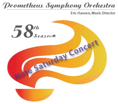 Prometheus Symphony Orchestra flame logo